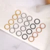 316 medical stainless steel nasal septum puncture ring, ear cartilage ring