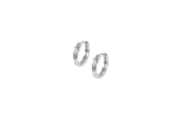 Geometric Earring Jewelry Zircon Cartilage Hoop Earrings Huggie Hoops Hollow Earrings