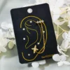 Garden Series 316 Stainless Steel Pvd Gold Plated Stud Earrings Double Stud Chain Earrings
