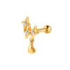 H194d5b8155d14b26a9ed70e8473efe03z.webp Cartilage Stud Silver18K Gold Plated Stainless Steel Bow Heart Dangle Charm Helix Piercing Jewelry
