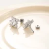H1c0084b651fd4eadaa51147ef205315cM.webp Wholesale Snowflake Tragus Conch Ear Lobe Piercing Stainless Steel Helix Piercing Jewelry