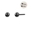 Fashion Ceramic Stud Earrings Blue Purple Black Yellow Pink Ceramic Jewelry Women