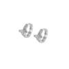 Geometric Earring Jewelry Zircon Cartilage Hoop Earrings Huggie Hoops Hollow Earrings