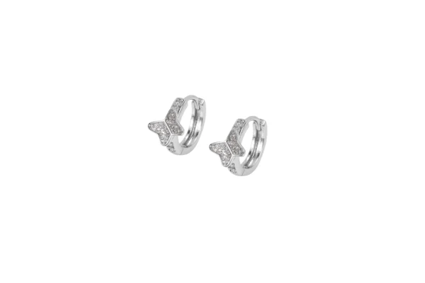 Geometric Earring Jewelry Zircon Cartilage Hoop Earrings Huggie Hoops Hollow Earrings