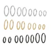 Classical Hoop Earrings Stainless Steel 16G 6Mm 8Mm 10Mm 12Mm 14Mm Silver Black Gold Hoop Earrings