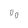 Geometric Earring Jewelry Zircon Cartilage Hoop Earrings Huggie Hoops Hollow Earrings