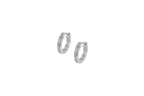 Geometric Earring Jewelry Zircon Cartilage Hoop Earrings Huggie Hoops Hollow Earrings
