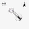 Astm F136 Titanium Wholesale Labret Piercing Studs Lip Piercing Labret Lip Rings Piercing Body Jewelry Labret Studs
