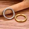 Stainless Steel Lip Hoop Hinged Opening Nose Ring Septum Body Piercing Jewelry