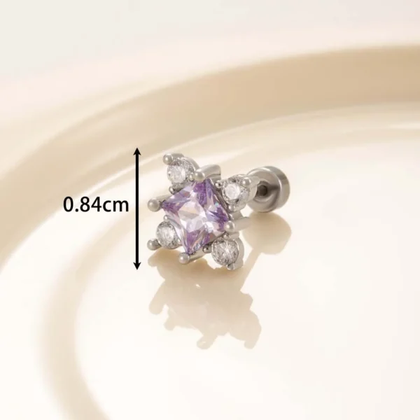 Hb057d0a0863640c4830234ea83041306G.webp Wholesale Snowflake Tragus Conch Ear Lobe Piercing Stainless Steel Helix Piercing Jewelry