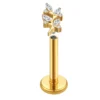 He2acf3a638bf40a5832949a99ef6e805v.webp F136 Titanium Labret Stud Leaf Shape Diamond Internally Threaded Flat Back Helix Piercing Jewelry