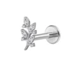 Hf0fbc20774c444c4935ed68dcb9cf4fbs.webp F136 Titanium Labret Stud Leaf Shape Diamond Internally Threaded Flat Back Helix Piercing Jewelry